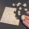 puzzle original en bois "coins coins coins" imaginé conçu fabriqué en france, découpé au laser