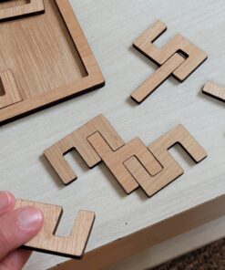 Numerus Clausus – Casse-tête en bois - sauras tu placer tous les chiffres dans le cadre ? jeu fabriqué en France