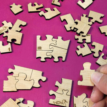 puzzle logique en bois original