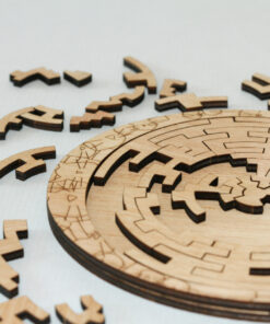 Ronds ronds - le puzzle qui tourne en rond - puzzle en bois imaginé et fabriqué en France