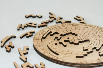 Ronds ronds - le puzzle qui tourne en rond - puzzle en bois imaginé et fabriqué en France