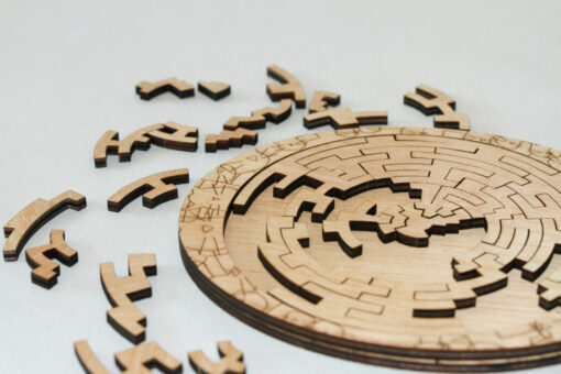 Ronds ronds - le puzzle qui tourne en rond - puzzle en bois imaginé et fabriqué en France