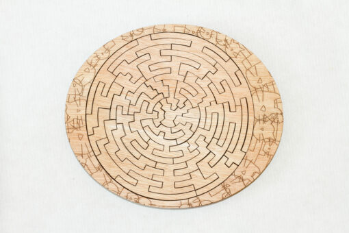 Ronds ronds - le puzzle qui tourne en rond - puzzle en bois imaginé et fabriqué en France