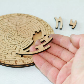 Ronds ronds - le puzzle qui tourne en rond - puzzle en bois imaginé et fabriqué en France