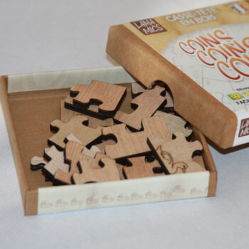 Lamamics - puzzle en bois où toutes les pièces sont des coins ! coins coins coins