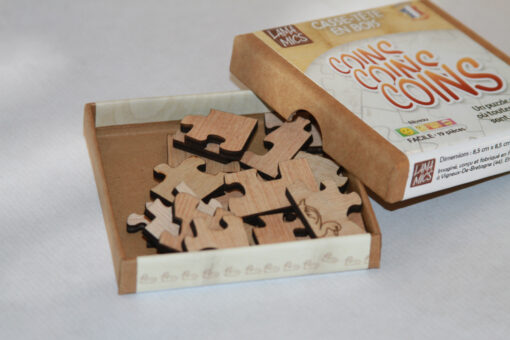 Lamamics - puzzle en bois où toutes les pièces sont des coins ! coins coins coins