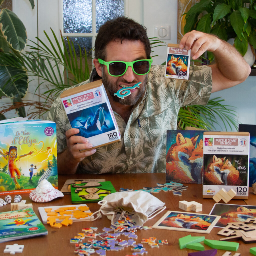 Mathias Lamamy - Lamamics - Créateur de puzzles et jeux en bois à Vigneux de bretagne