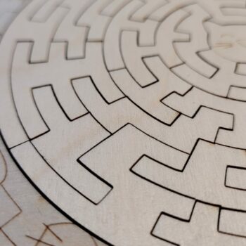 Ronds-ronds - Le grand cercle des chats - puzzle en bois imaginé et fabriqué en France, puzzle concentrique, puzzle en bois